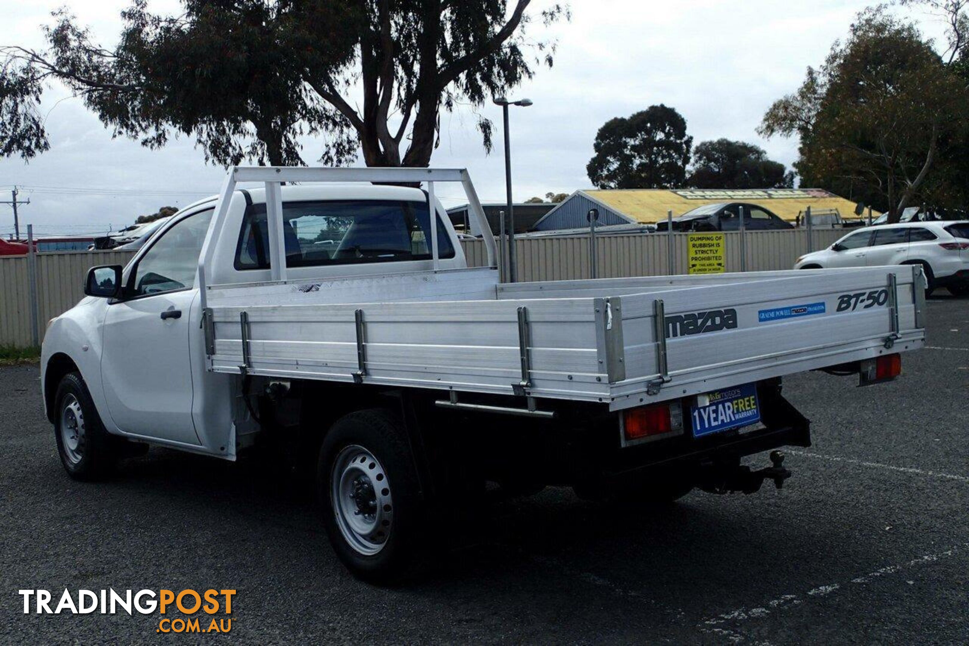 2015 MAZDA BT-50 XT (4X2) MY13 UTE TRAY, 2 DOORS, 3 SEATS