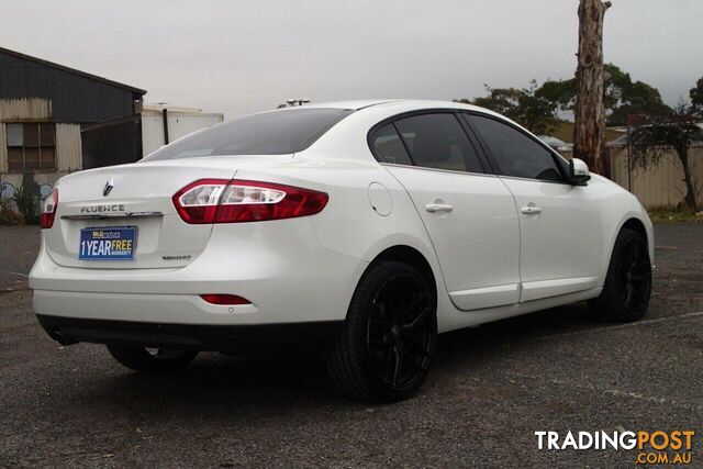 2013 RENAULT FLUENCE PRIVILEGE X38 MY13 SEDAN