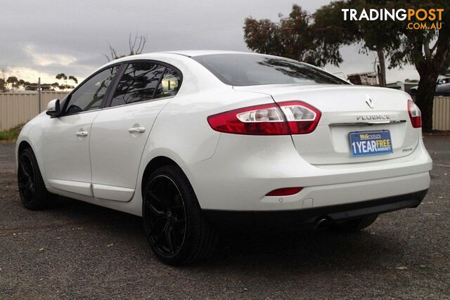 2013 RENAULT FLUENCE PRIVILEGE X38 MY13 SEDAN