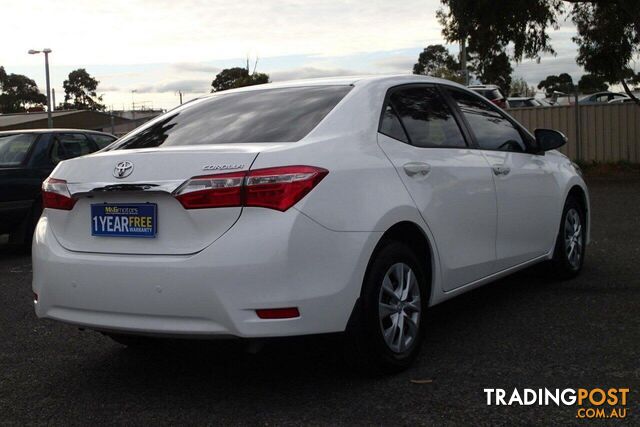 2014 TOYOTA COROLLA ASCENT ZRE172R SEDAN