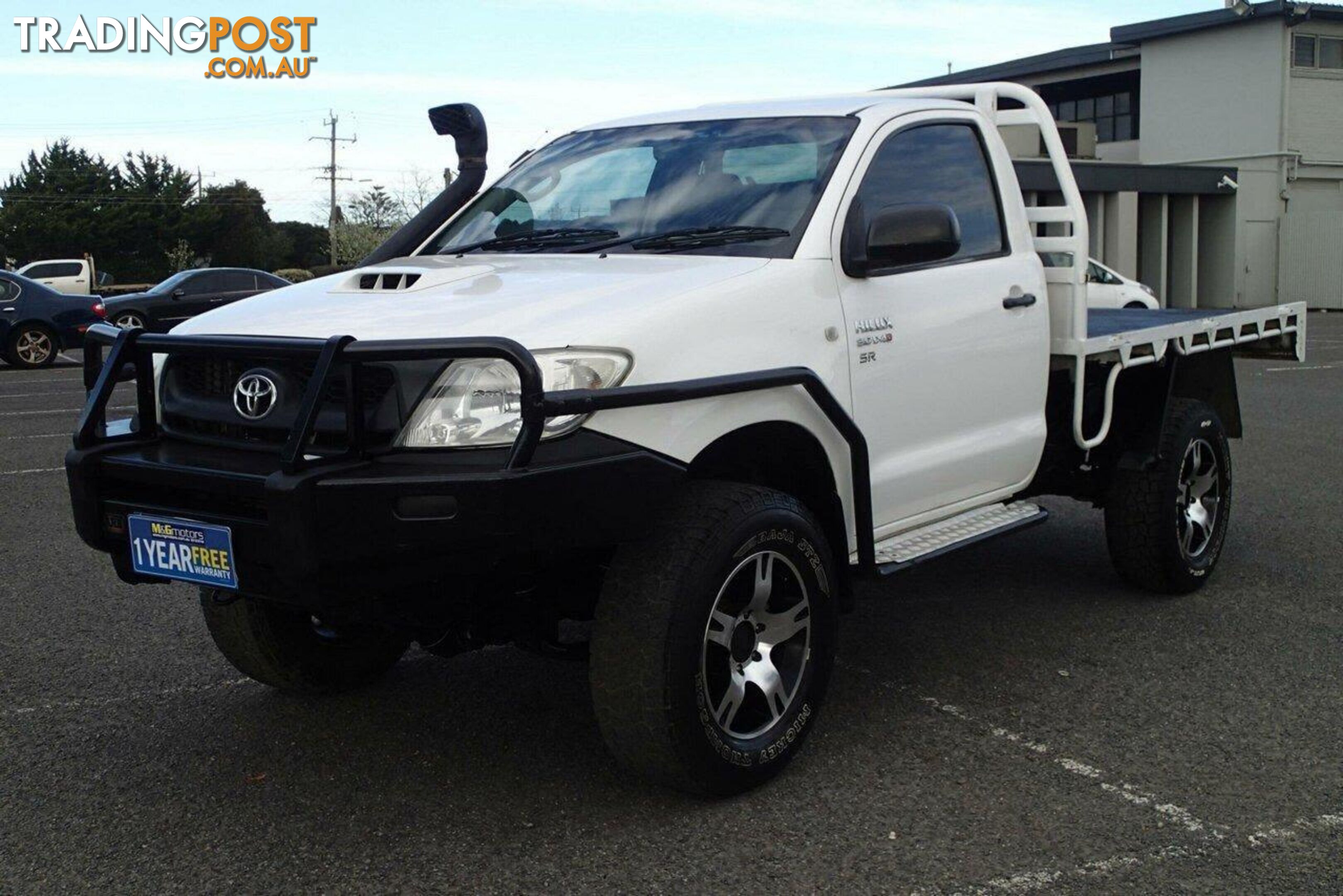 2009 TOYOTA HILUX SR (4X4) KUN26R 08 UPGRADE UTE TRAY, 2 DOORS, 3 SEATS