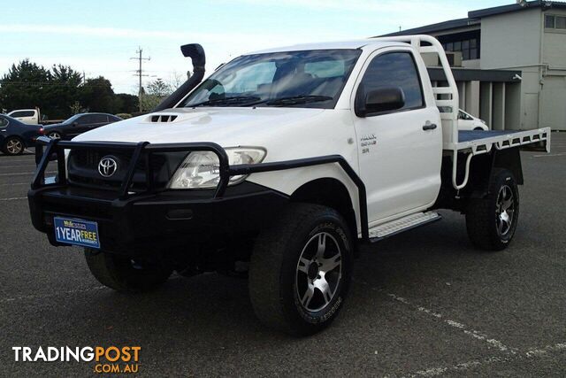 2009 TOYOTA HILUX SR (4X4) KUN26R 08 UPGRADE UTE TRAY, 2 DOORS, 3 SEATS