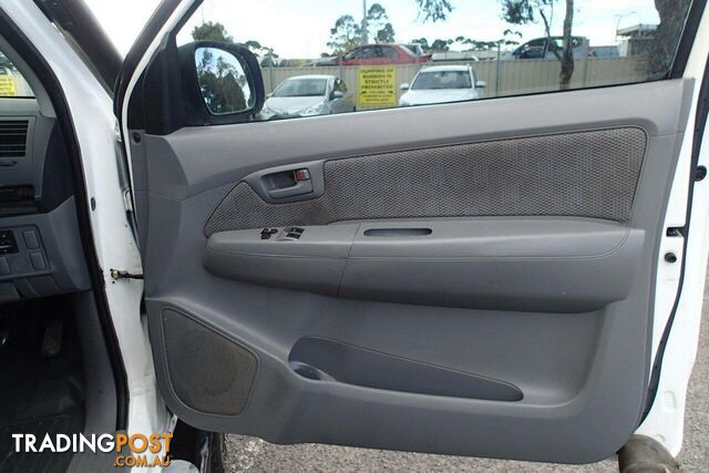 2009 TOYOTA HILUX SR (4X4) KUN26R 08 UPGRADE UTE TRAY, 2 DOORS, 3 SEATS