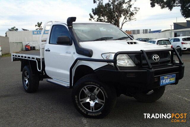 2009 TOYOTA HILUX SR (4X4) KUN26R 08 UPGRADE UTE TRAY, 2 DOORS, 3 SEATS