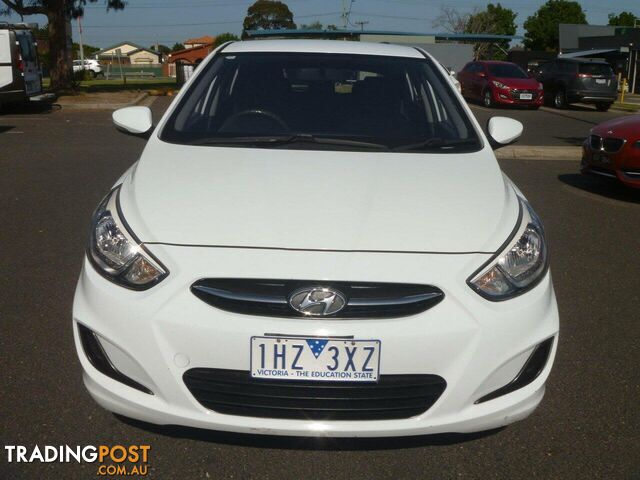 2016 HYUNDAI ACCENT ACTIVE RB4 MY16 HATCH, 5 DOORS, 5 SEATS