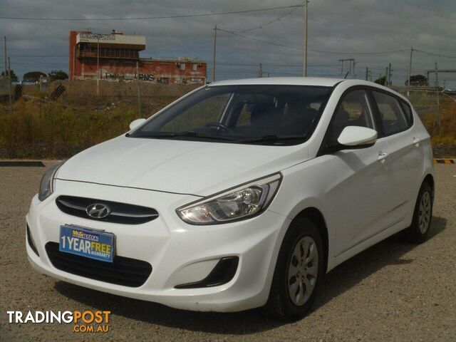 2016 HYUNDAI ACCENT ACTIVE RB4 MY16 HATCH