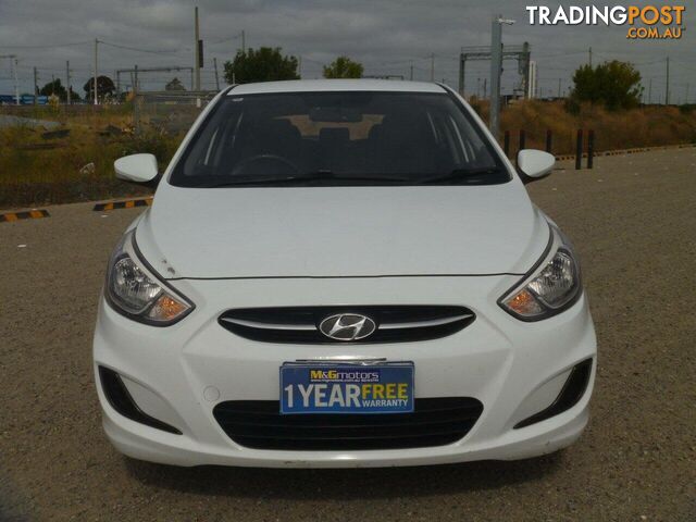 2016 HYUNDAI ACCENT ACTIVE RB4 MY16 HATCH