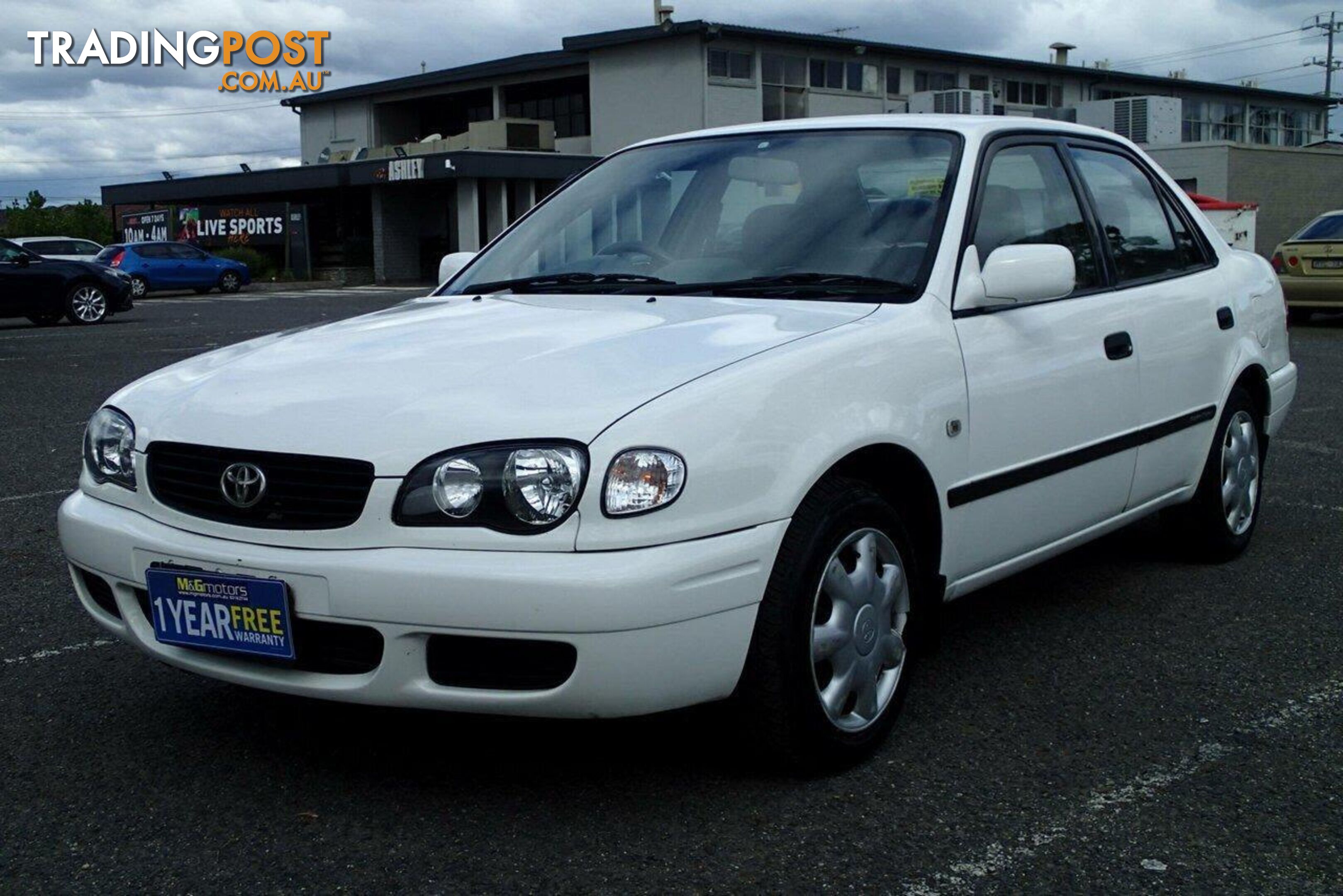 2001 TOYOTA COROLLA ASCENT AE112R SEDAN, 4 DOORS, 5 SEATS