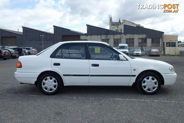 2001 TOYOTA COROLLA ASCENT AE112R SEDAN, 4 DOORS, 5 SEATS