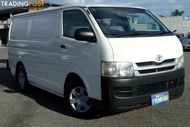 2009 TOYOTA HIACE LWB KDH201R MY07 UPGRADE COMMERCIAL, 4 DOORS, 3 SEATS