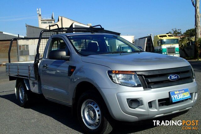 2012 FORD RANGER XL 2.5 (4X2) PX UTE TRAY, 2 DOORS, 2 SEATS