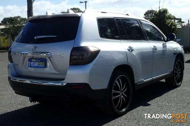 2011 TOYOTA KLUGER KX-R (FWD) 7 SEAT GSU40R MY11 UPGRADE SUV, 4 DOORS, 7 SEATS