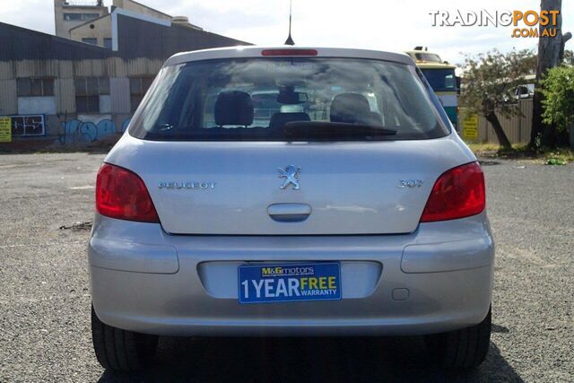 2006 PEUGEOT 307 XS 1.6 MY06 UPGRADE HATCH, 5 DOORS, 5 SEATS