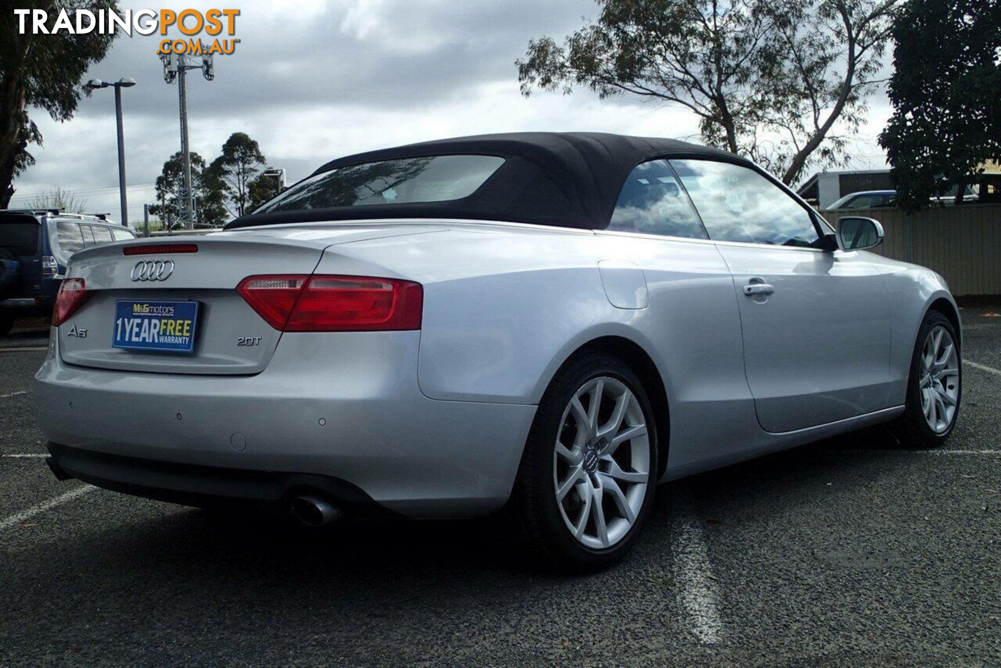 2012 AUDI A5 2.0 TFSI QUATTRO 8T MY12 CONVERTIBLE, 2 DOORS, 4 SEATS