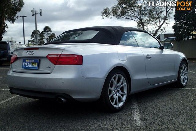 2012 AUDI A5 2.0 TFSI QUATTRO 8T MY12 CONVERTIBLE, 2 DOORS, 4 SEATS