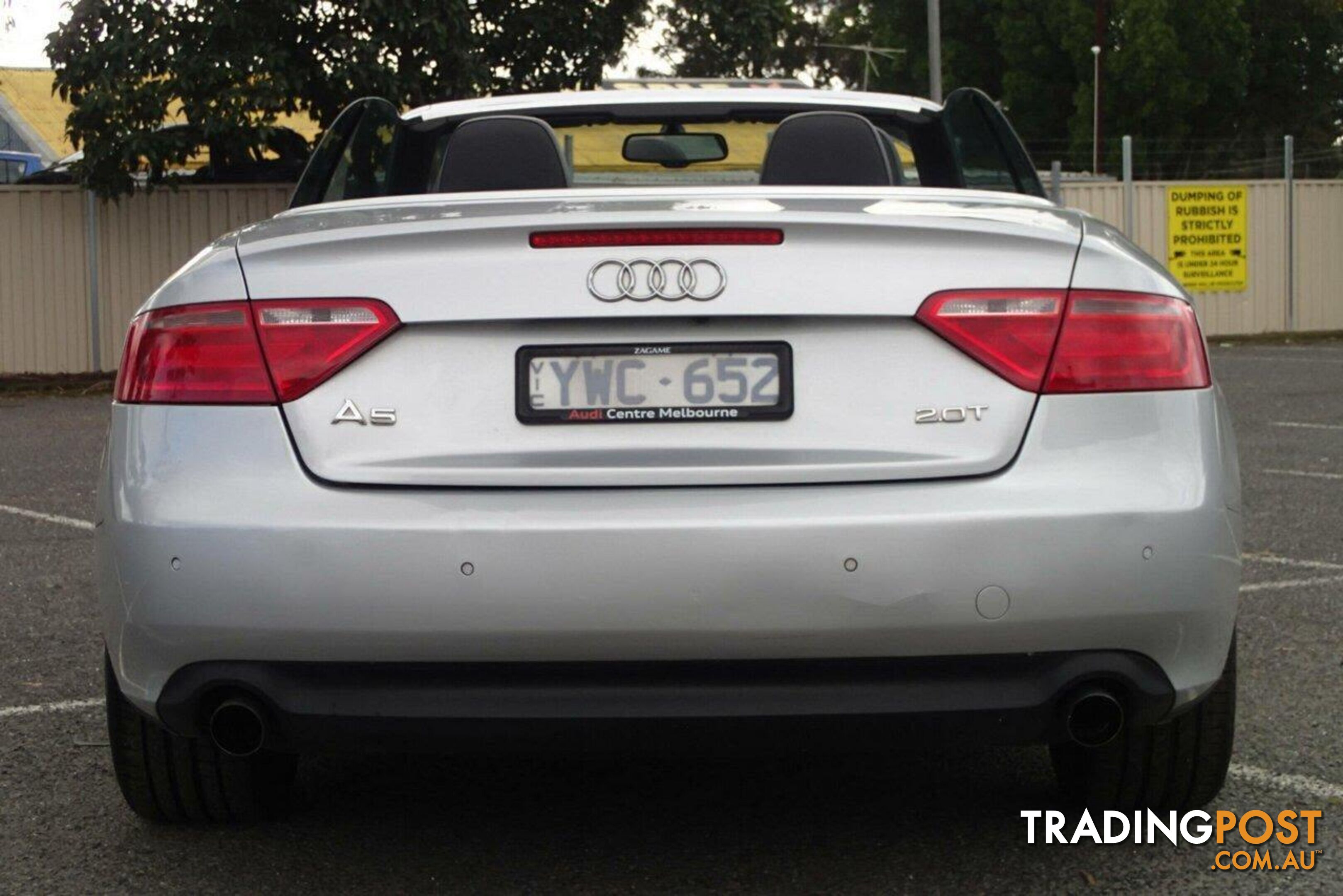 2012 AUDI A5 2.0 TFSI QUATTRO 8T MY12 CONVERTIBLE, 2 DOORS, 4 SEATS