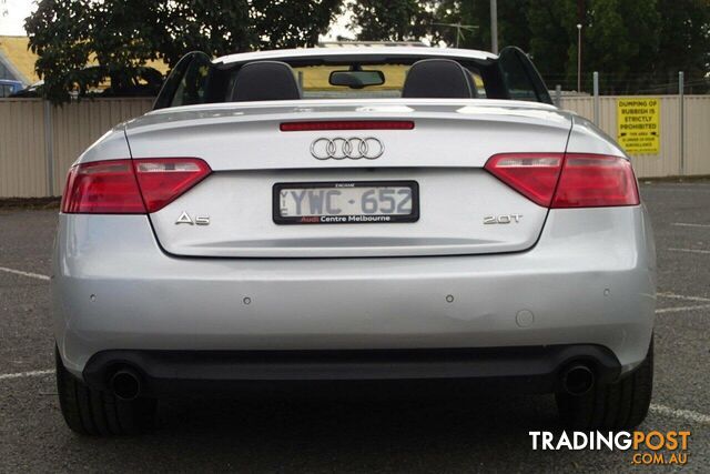 2012 AUDI A5 2.0 TFSI QUATTRO 8T MY12 CONVERTIBLE, 2 DOORS, 4 SEATS