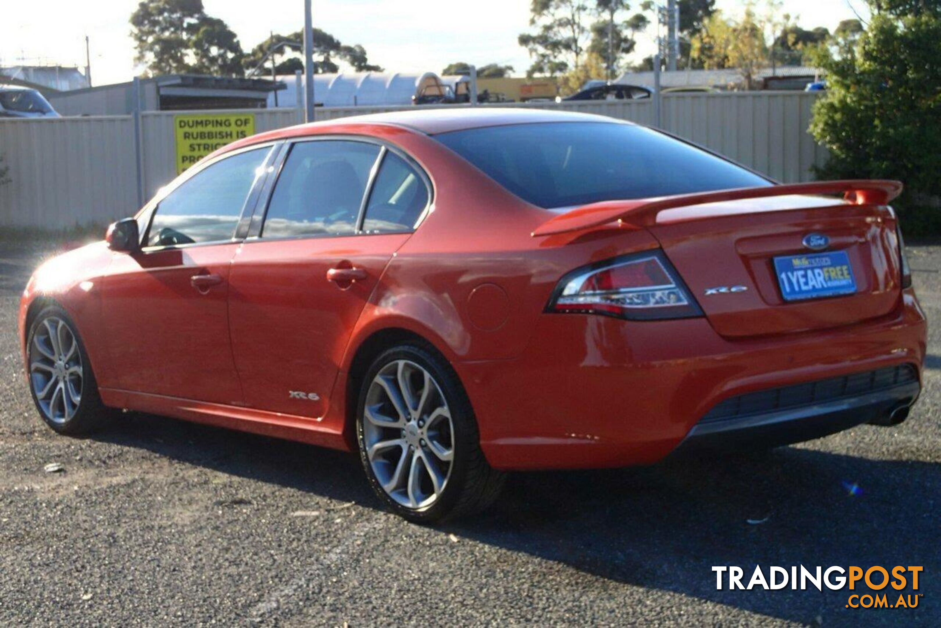 2012 FORD FALCON XR6 FG MK2 SEDAN