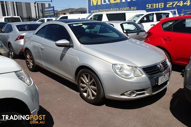 2009 VOLKSWAGEN EOS 103 TDI 1F MY09 UPGRADE CONVERTIBLE, 2 DOORS, 4 SEATS