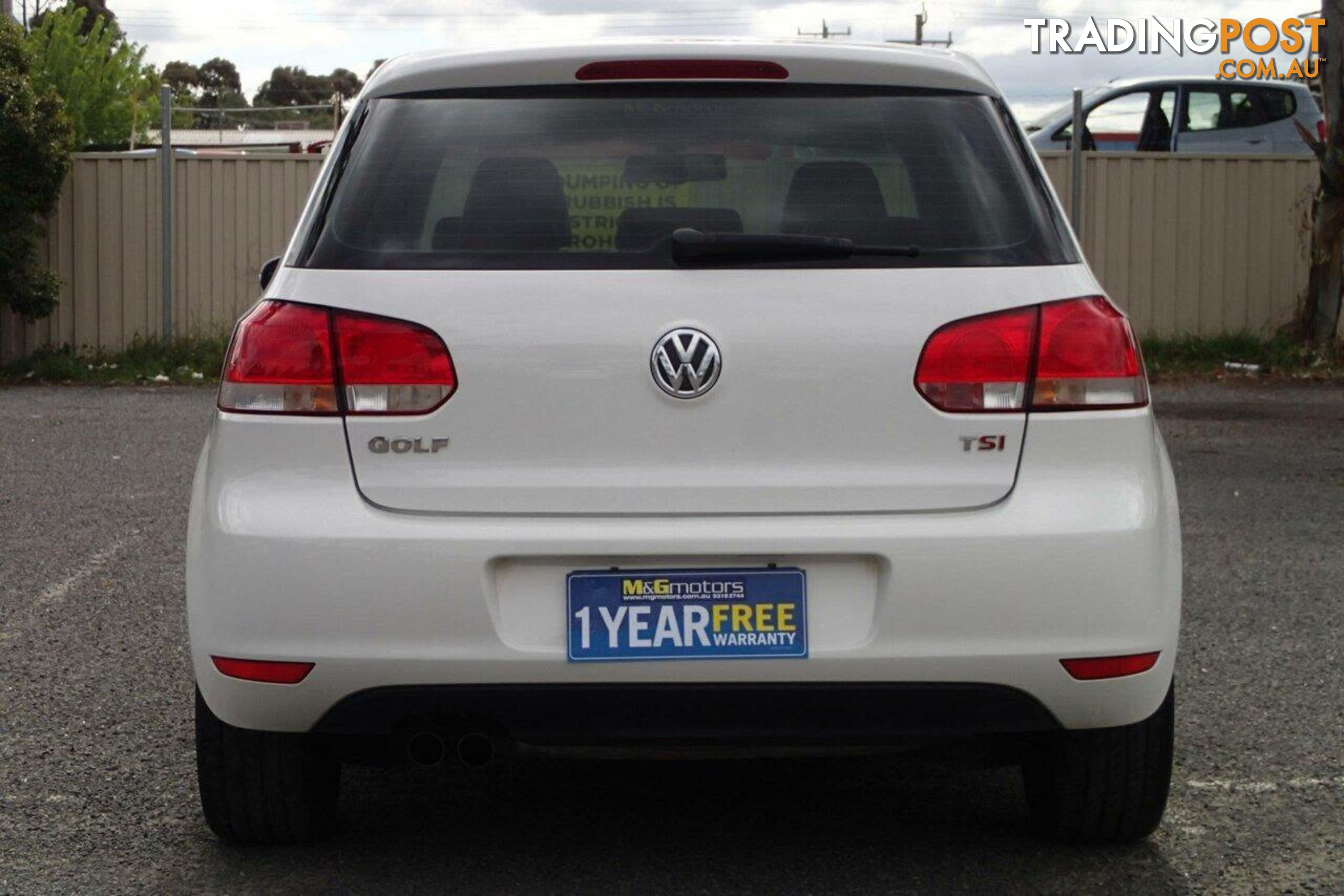 2011 VOLKSWAGEN GOLF 118 TSI COMFORTLINE 1K MY12 HATCH, 5 DOORS, 5 SEATS