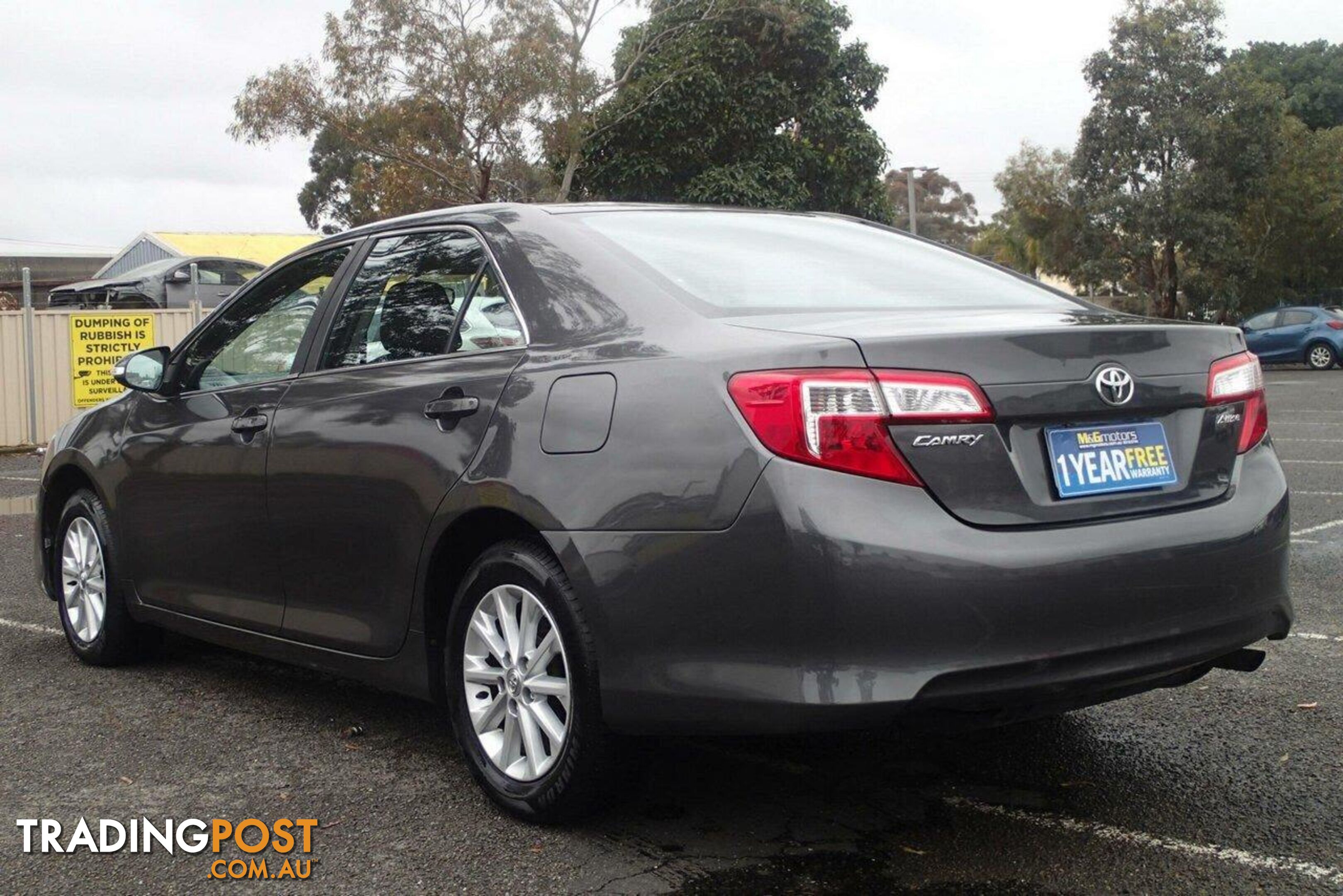 2012 TOYOTA CAMRY ALTISE ASV50R SEDAN, 4 DOORS, 5 SEATS