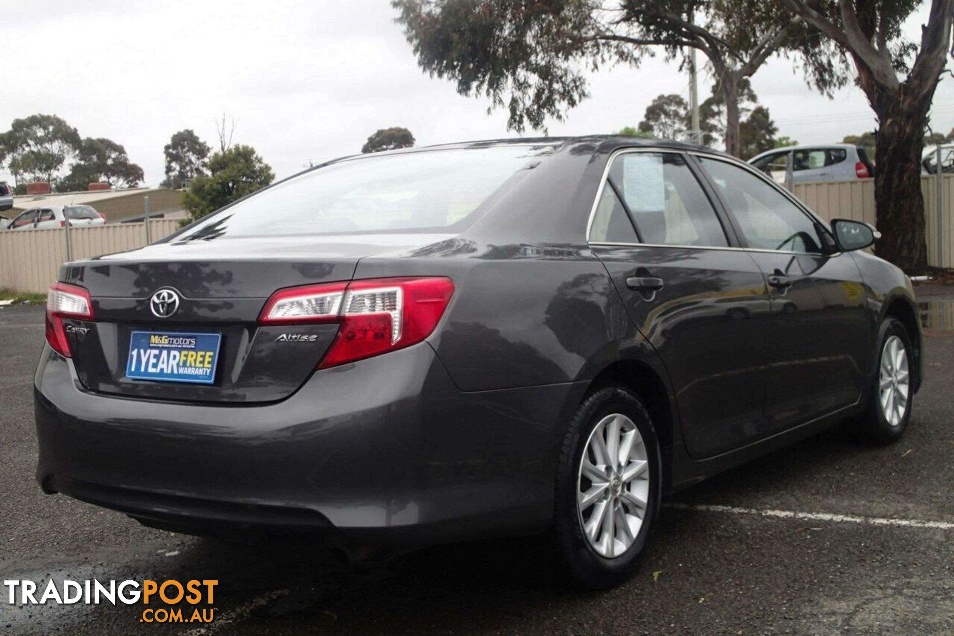 2012 TOYOTA CAMRY ALTISE ASV50R SEDAN, 4 DOORS, 5 SEATS