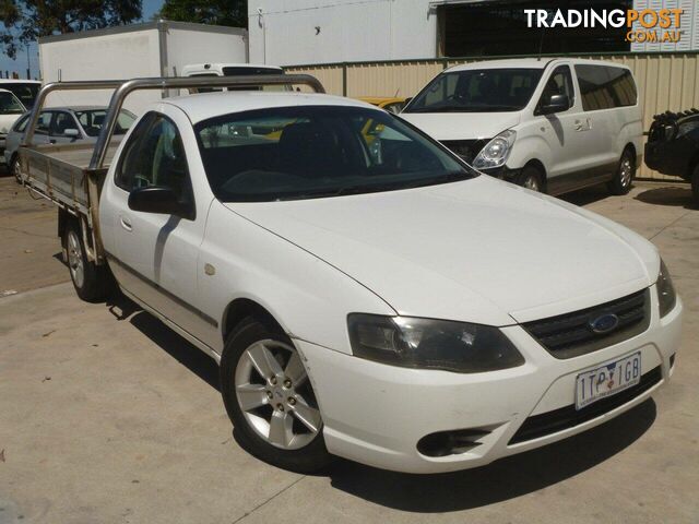 2007 FORD FALCON XL (LPG) TRADESMAN BF MKII UTE TRAY, 2 DOORS, 2 SEATS