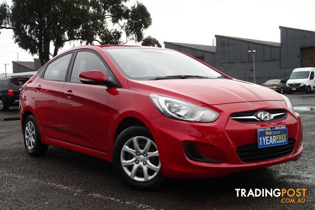 2014 HYUNDAI ACCENT ACTIVE RB2 SEDAN, 4 DOORS, 5 SEATS