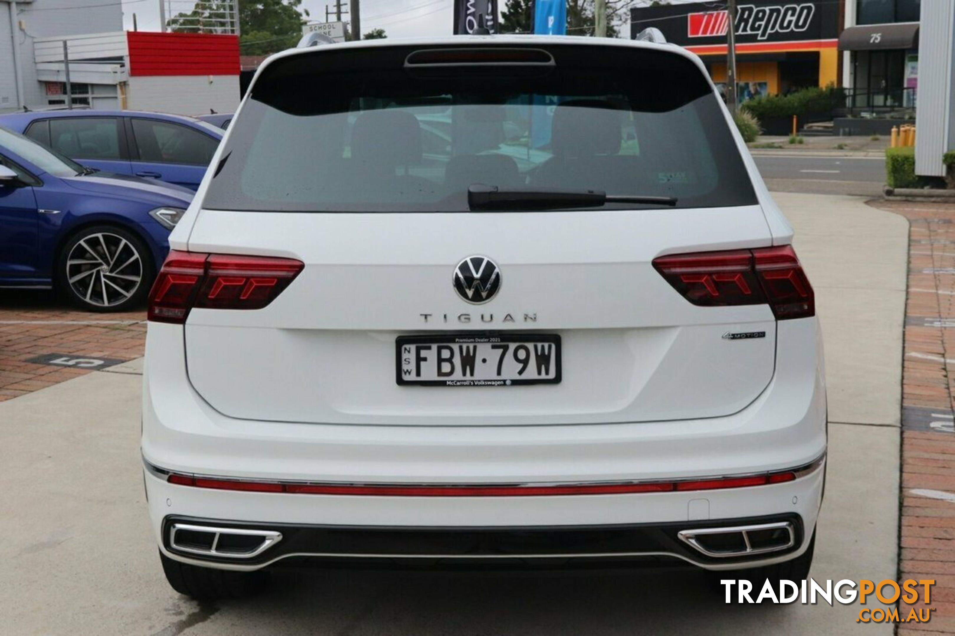 2022 VOLKSWAGEN TIGUAN 147TDI R-LINE 5N MY22 FOUR WHEEL DRIVE SUV