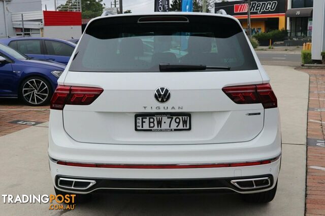 2022 VOLKSWAGEN TIGUAN 147TDI R-LINE 5N MY22 FOUR WHEEL DRIVE SUV