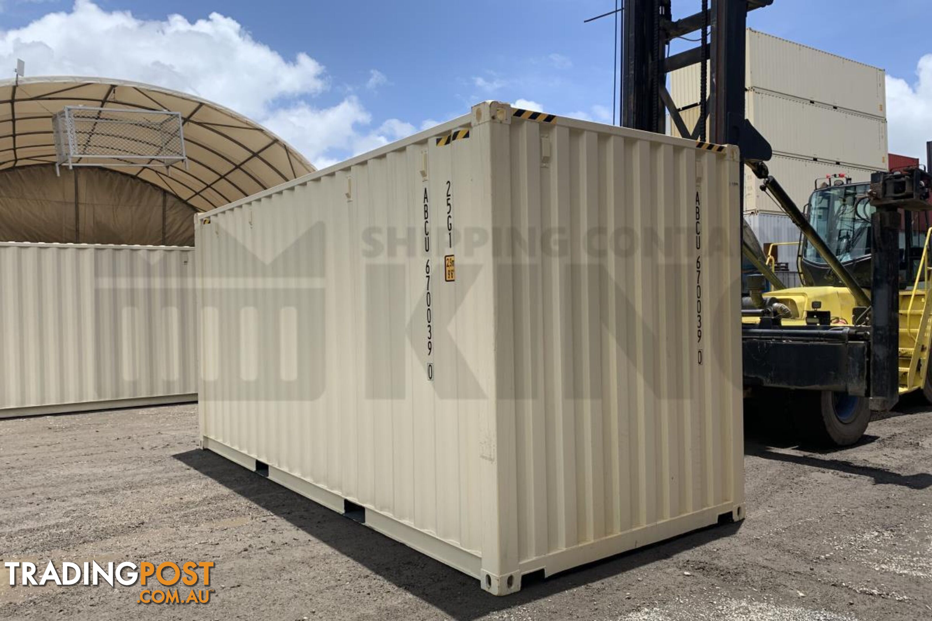 20' HIGH CUBE SHIPPING CONTAINER (STEEL FLOOR) - in Brisbane