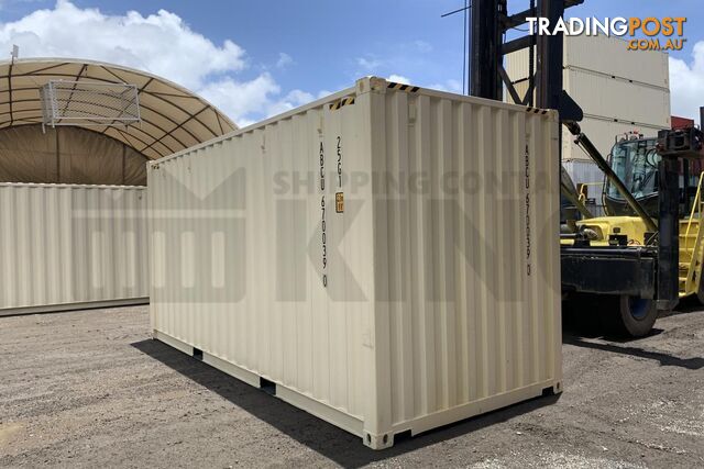 20' HIGH CUBE SHIPPING CONTAINER (STEEL FLOOR) - in Brisbane