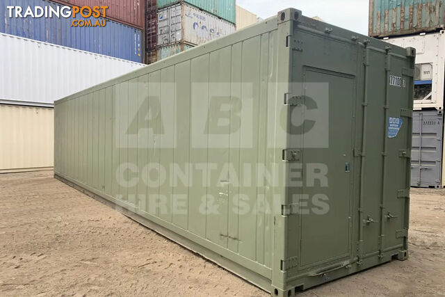 40' HIGH CUBE SHIPPING CONTAINER (NON-OPERATIONAL, MODIFIED) - in Brisbane