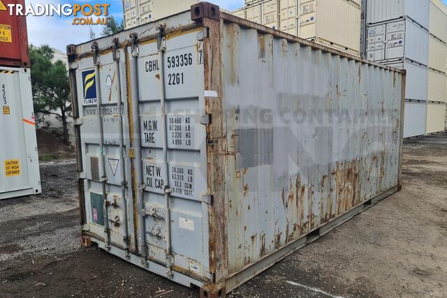 20' STANDARD HEIGHT SHIPPING CONTAINER - in Brisbane