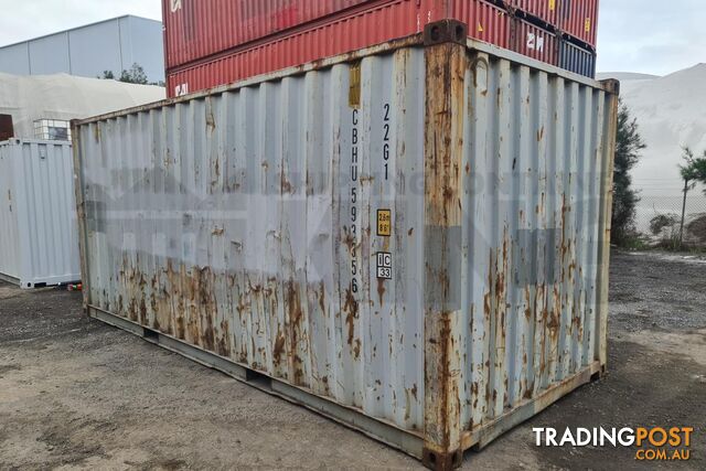 20' STANDARD HEIGHT SHIPPING CONTAINER - in Brisbane