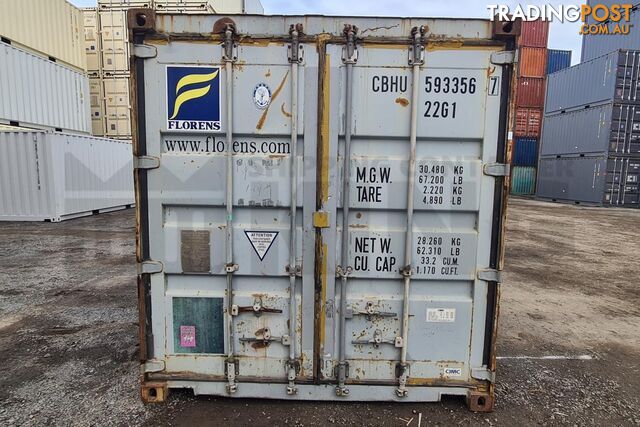 20' STANDARD HEIGHT SHIPPING CONTAINER - in Brisbane