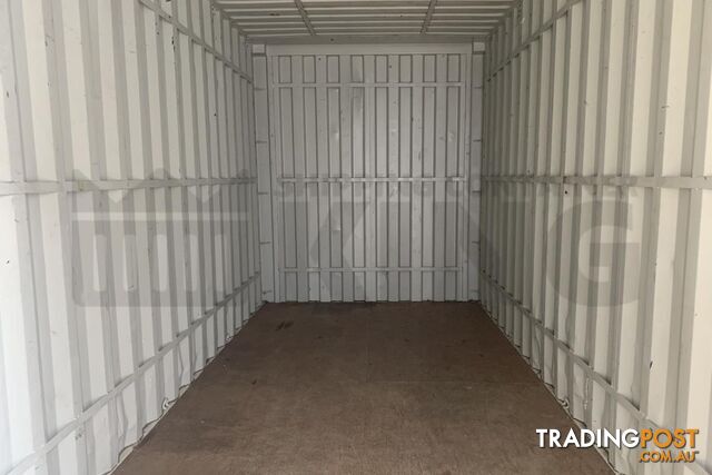 20' HIGH CUBE SHIPPING CONTAINER (WITH TIE RAILS)