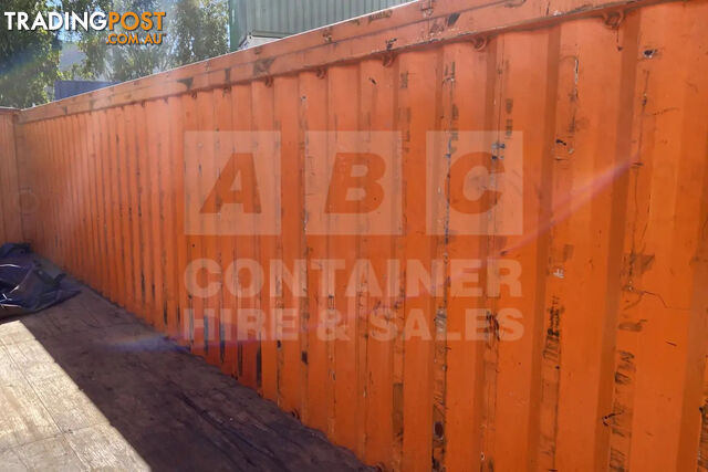 40' STANDARD HEIGHT OPEN TOP SHIPPING CONTAINER (TARP AND BOWS, TIMBER FLOOR) - photo 2 of 11