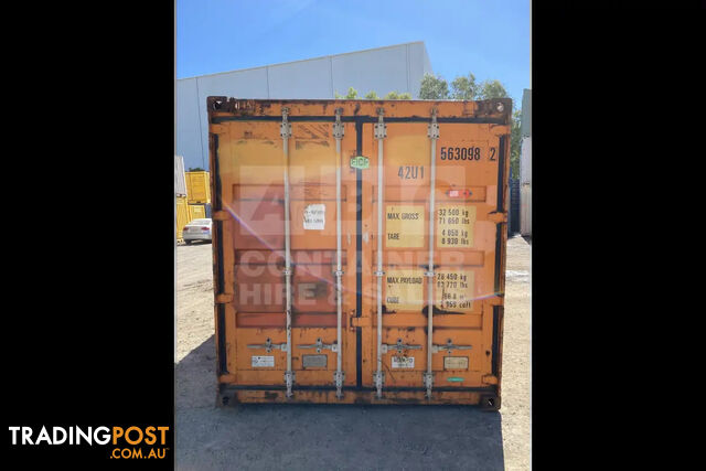 40' STANDARD HEIGHT OPEN TOP SHIPPING CONTAINER (TARP AND BOWS, TIMBER FLOOR) - photo 5 of 11