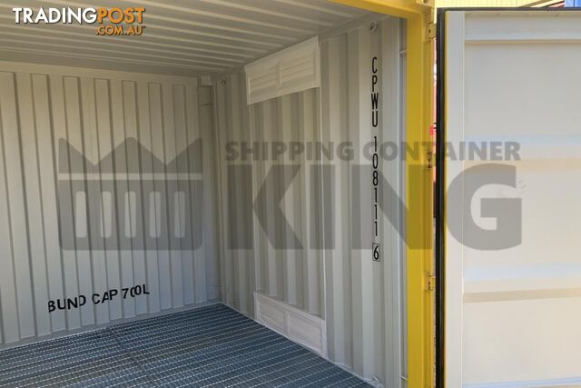 10' STANDARD HEIGHT DANGEROUS GOODS SHIPPING CONTAINER (4 CORNER POST) - in Toowoomba