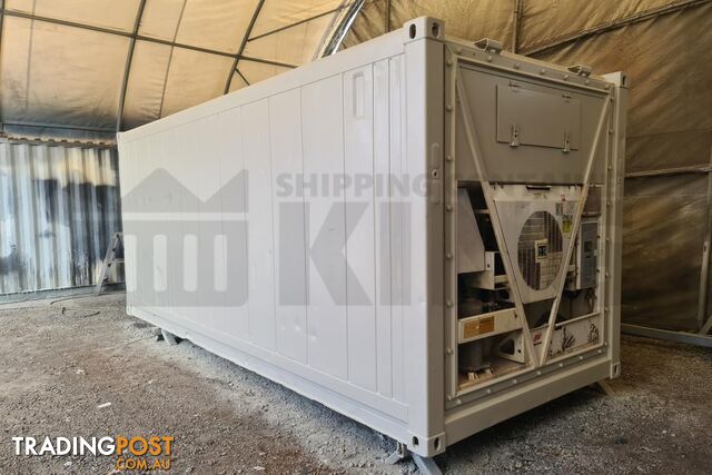 20' STANDARD HEIGHT REFRIGERATED "REEFER" SHIPPING CONTAINER (OPERATIONAL) - in Brisbane