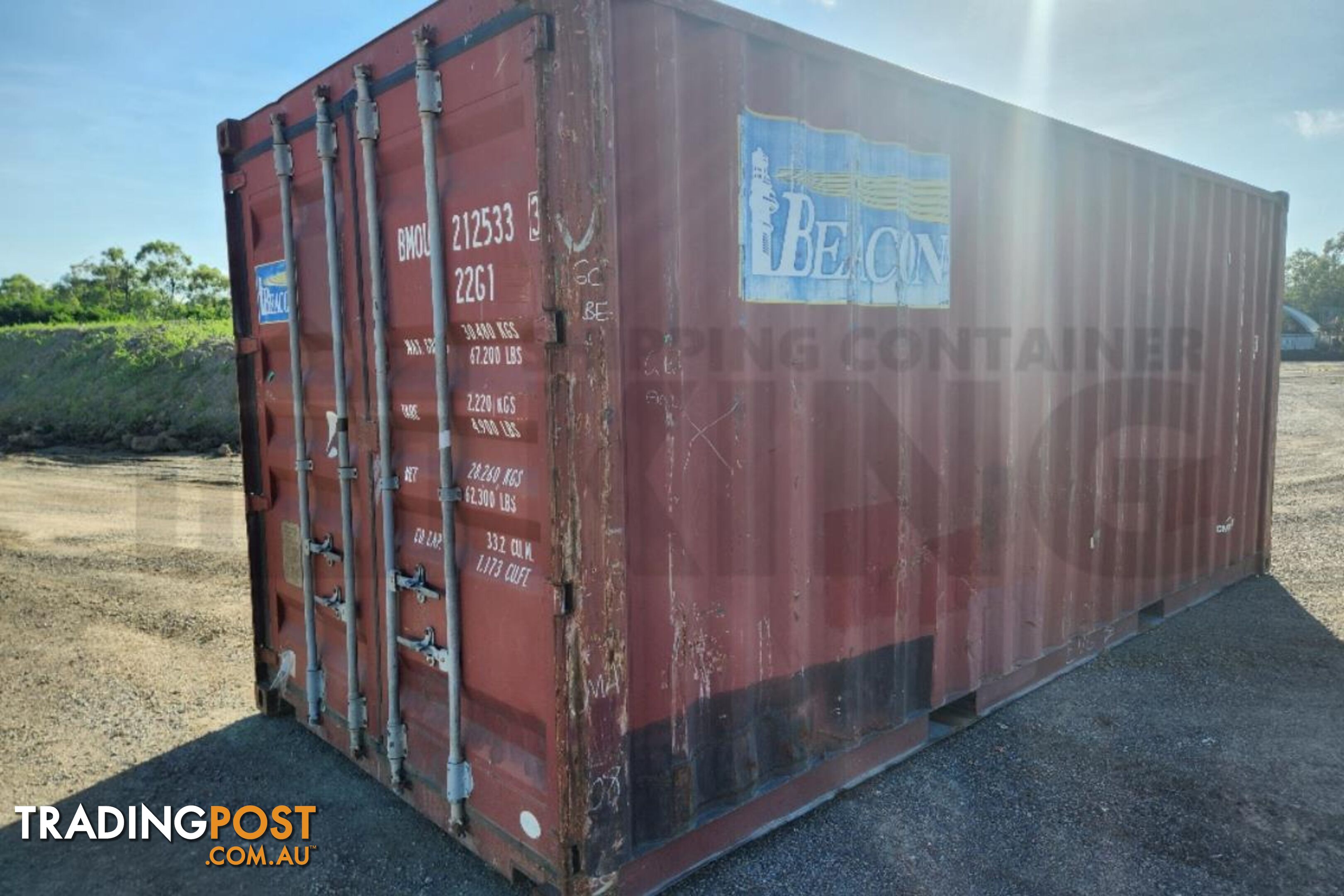 20' STANDARD HEIGHT SHIPPING CONTAINER - in Townsville