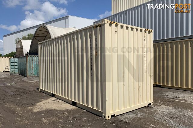 20' HIGH CUBE SHIPPING CONTAINER (STEEL FLOOR) - in Brisbane