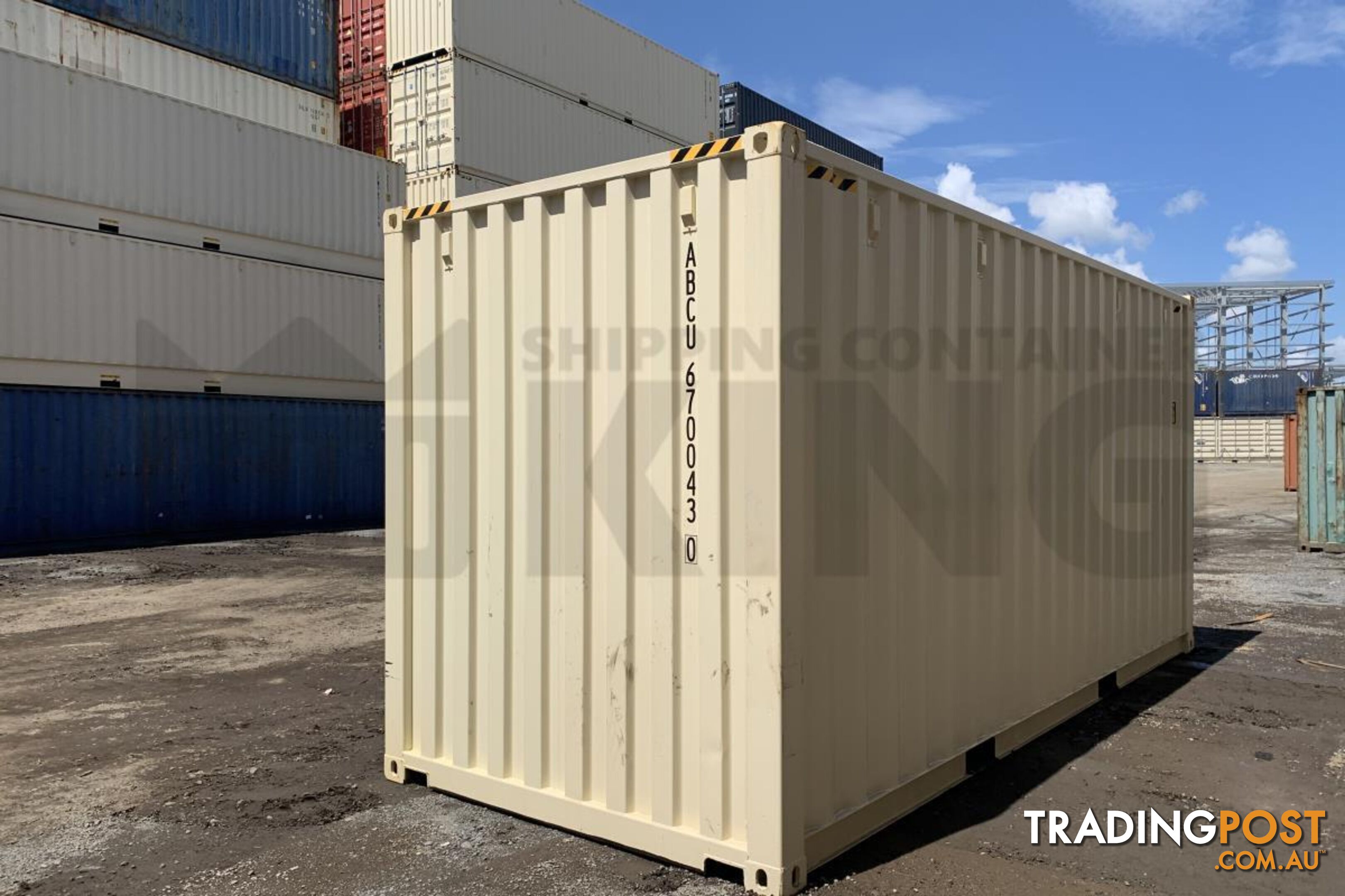 20' HIGH CUBE SHIPPING CONTAINER (STEEL FLOOR) - in Brisbane