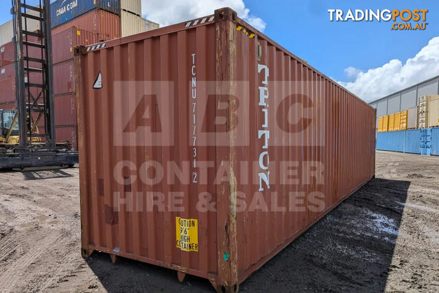 40' HIGH CUBE SHIPPING CONTAINER - in Brisbane - photo 4 of 11