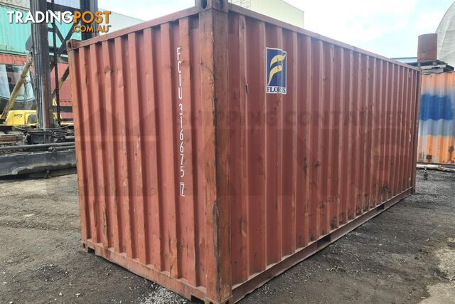 20' STANDARD HEIGHT SHIPPING CONTAINER - in Brisbane