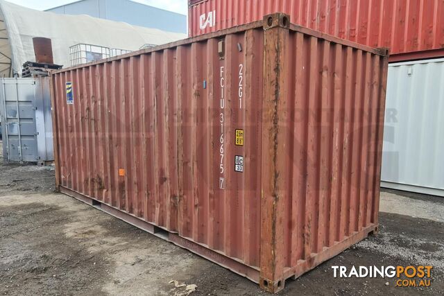 20' STANDARD HEIGHT SHIPPING CONTAINER