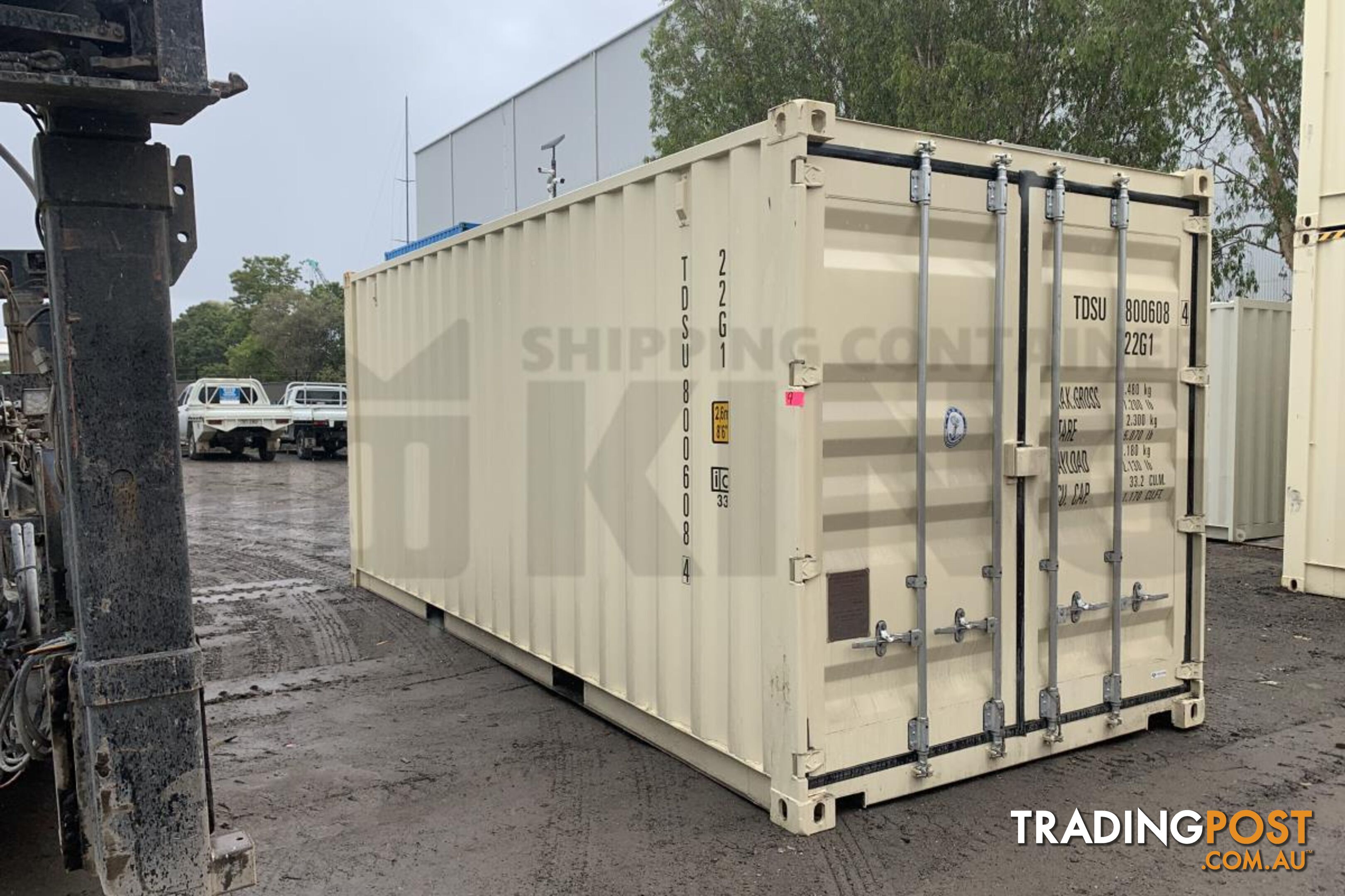 20' STANDARD HEIGHT SHIPPING CONTAINER (DOORS BOTH ENDS) - in Townsville