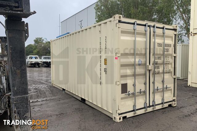 20' STANDARD HEIGHT SHIPPING CONTAINER (DOORS BOTH ENDS) - in Townsville