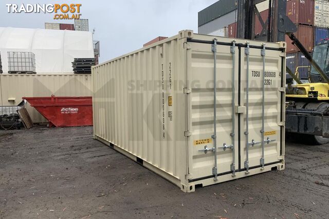 20' STANDARD HEIGHT SHIPPING CONTAINER (DOORS BOTH ENDS) - in Townsville